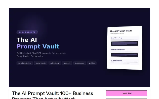 Tested ChatGPT prompts for business (email, sales, social media)
