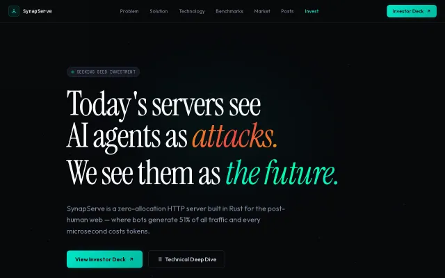 SynapServe – zero-allocation HTTP server in Rust with io_uring
