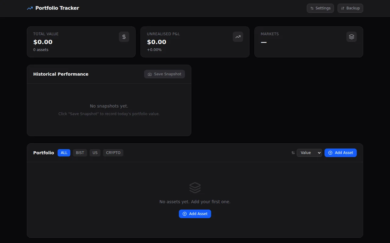 A simple, free web app to track my portfolio across brokers