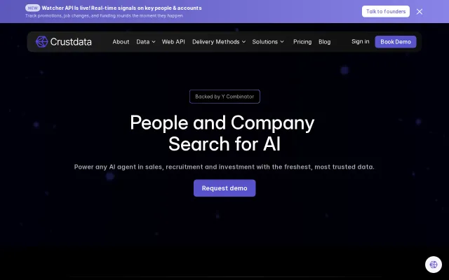 Crustdata (YC F24) – Web Search API for Token-Efficient AI Agents