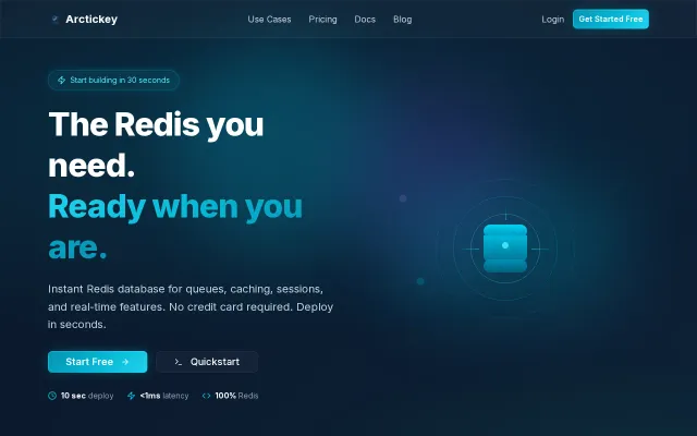 ArcticKey – Managed Redis (Valkey) Hosted in the EU