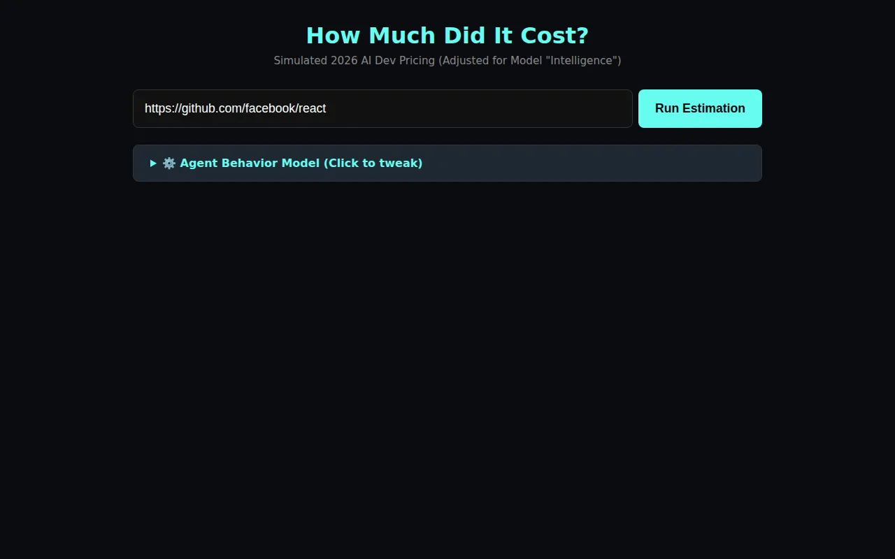 How Much Did It Cost? Your Project on AI