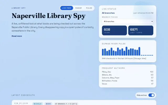 Naperville Library Spy