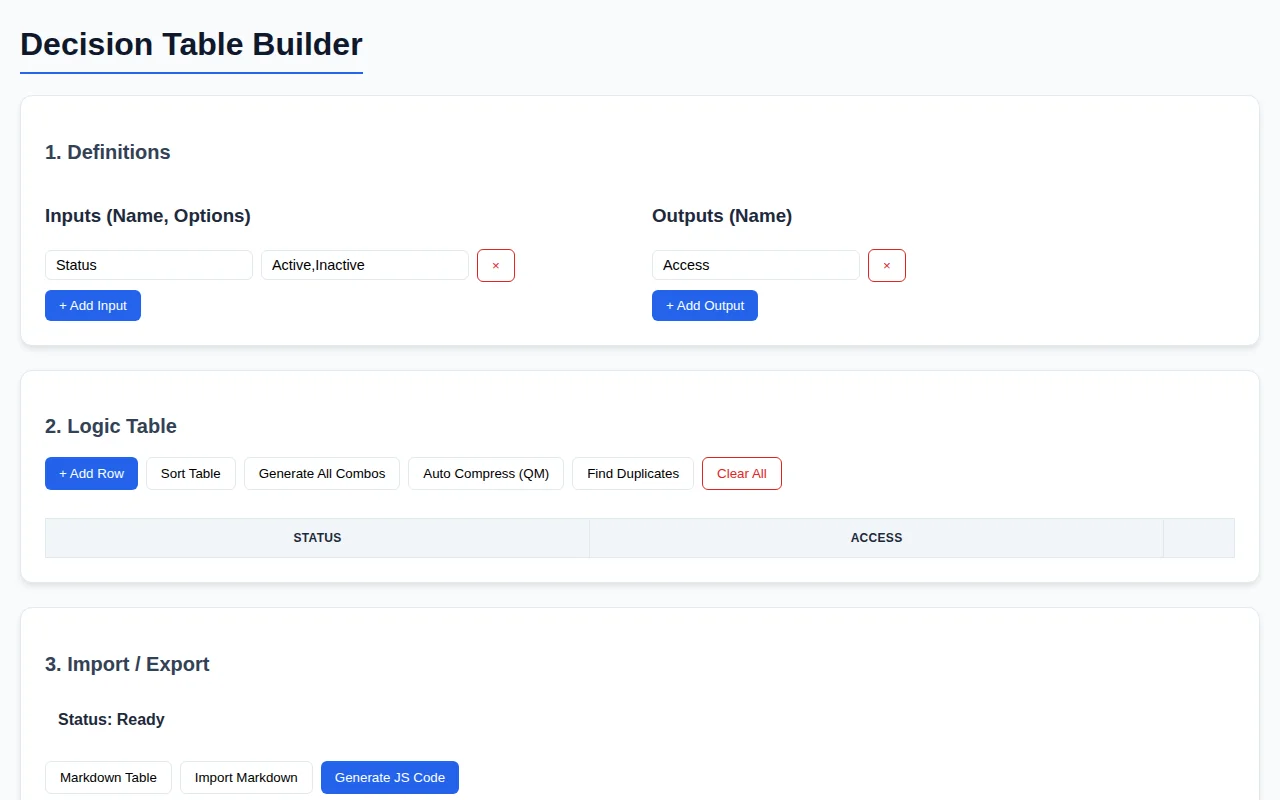Decision Tree Builder