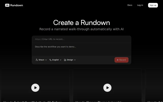 Programmatic (and self-updating) SaaS demo videos