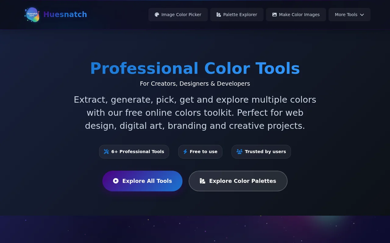Huesnatch – Free Color Extractor