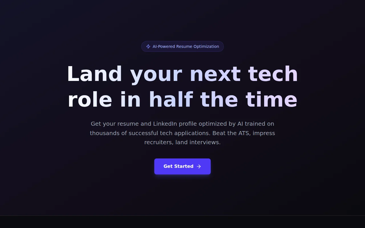 Resume Rescue AI – Land your next tech role in half the time