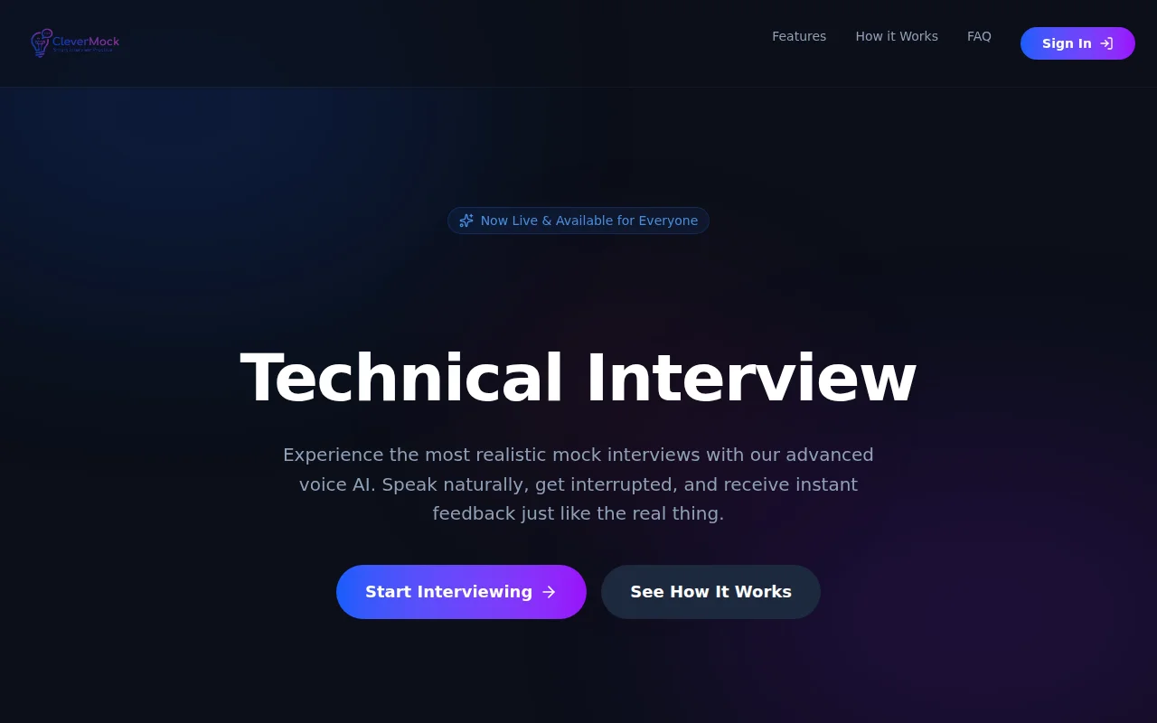 CleverMock – An AI voice interviewer that interrupts you