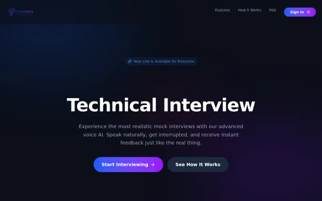 CleverMock – An AI voice interviewer that interrupts you