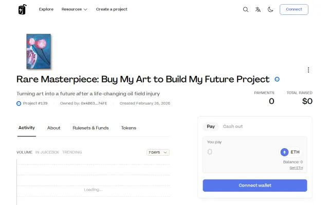 Selling my painting to fund a Steam Cleaning startup in Libya