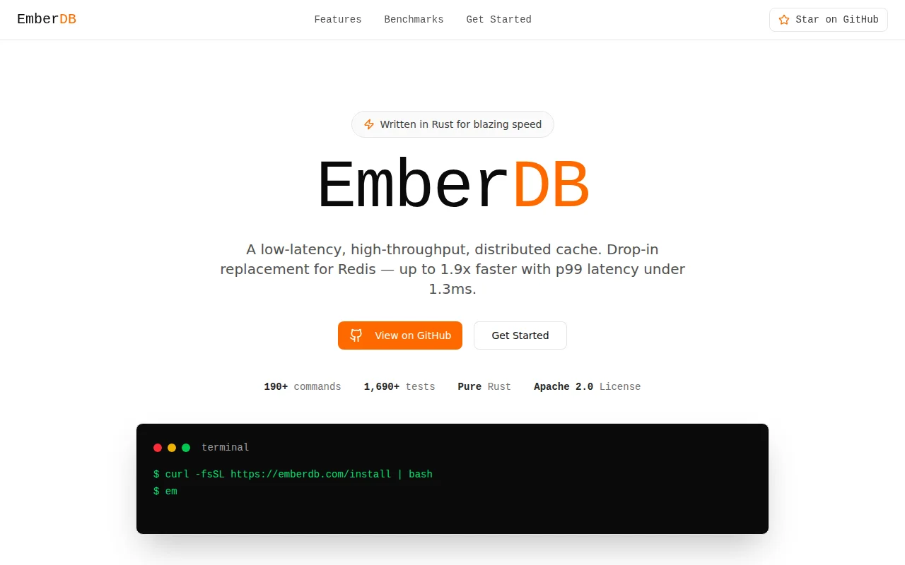 Ember – A modern Redis drop-in replacement built in Rust