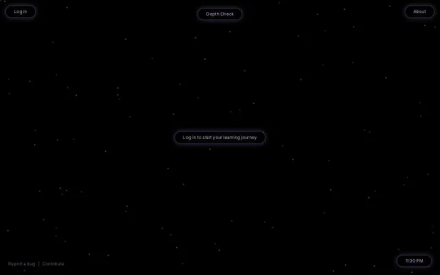Depth Check – Your AI tutor to learn about anything