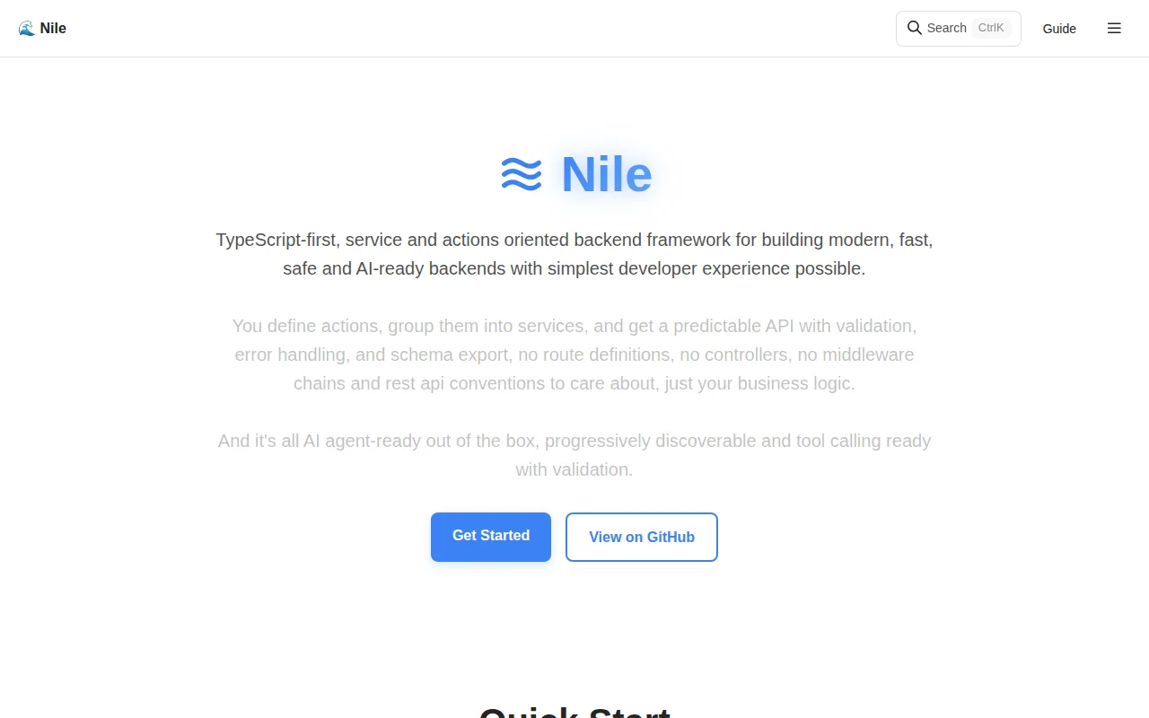 A POST only back end framework