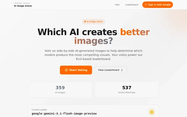 Imagedojo.ai – Blind arena for Google, OpenAI, and xAI image generators