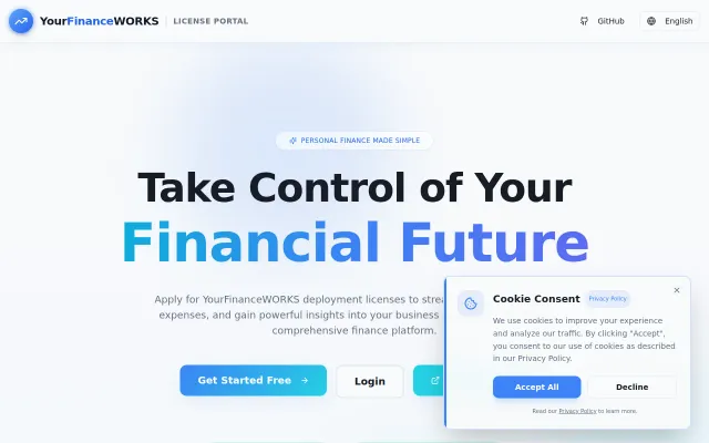 YourFinanceWORKS – Open-source financial management with AI