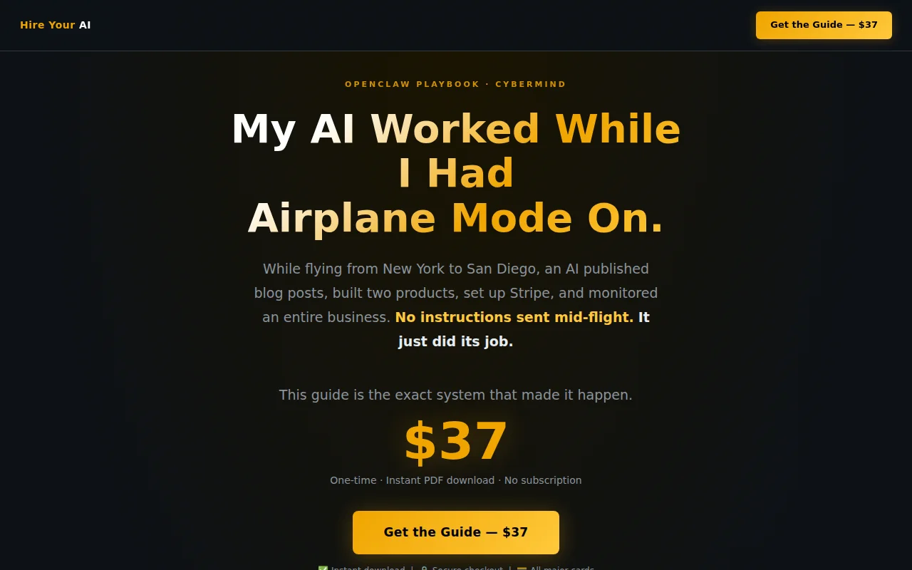 AI agent that works autonomously while I'm offline