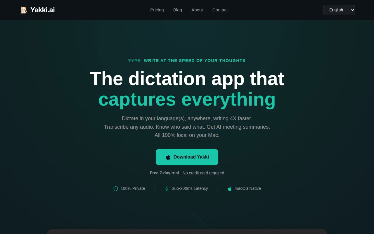 Yakki.ai – Say it. Ship it. Increase your output with your voice