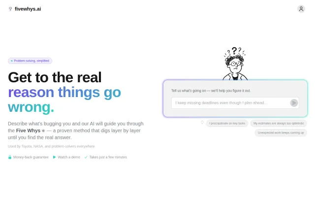 I built an AI tool that walks you through Toyota's 5 Whys method
