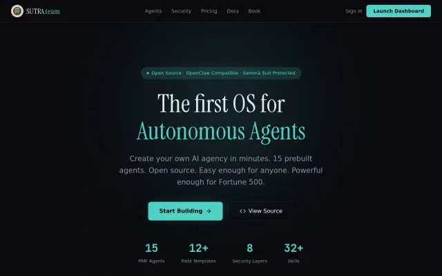 Sutra.team – The First OS for Autonomous Agents