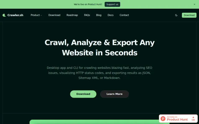 Rust Based SEO and AEO Crawler