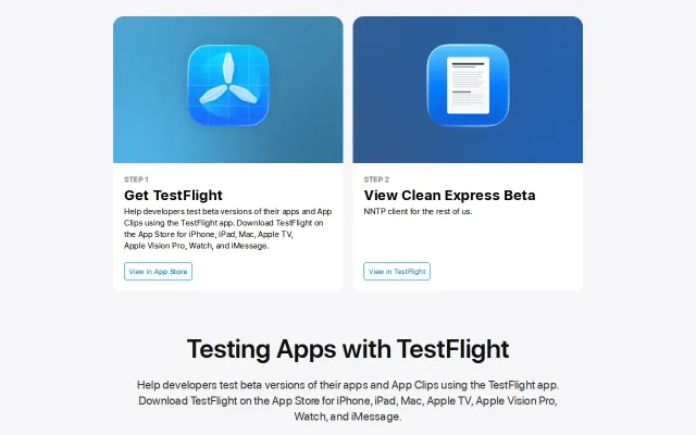 Clean Express – a native NNTP/Usenet client for iOS/macOS/visionOS