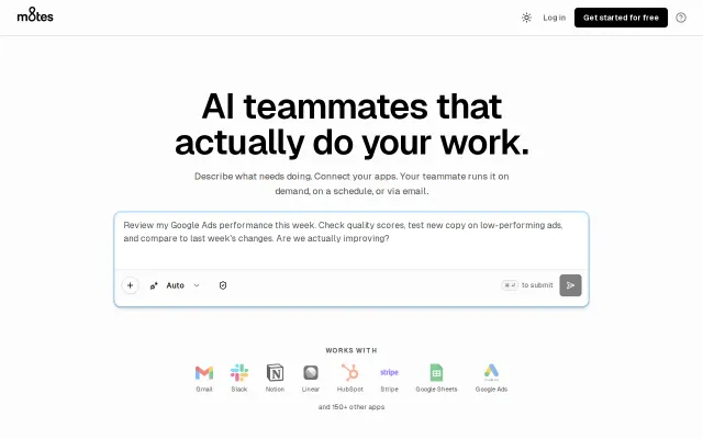 M8tes.ai – AI teammates that do your work