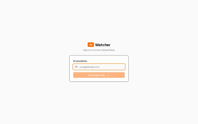 HNWatch – Keyword monitoring for Hacker News with AI-scored digests