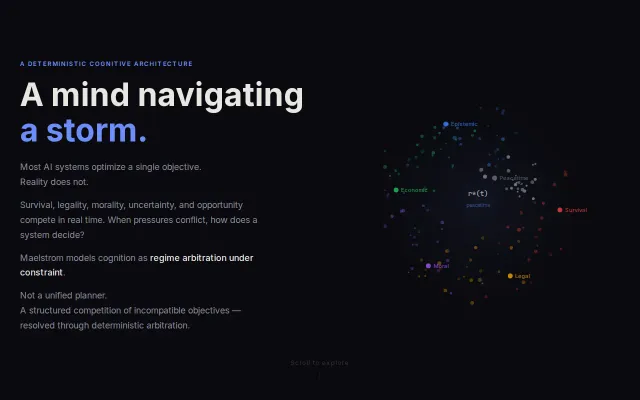 An Auditable Decision Engine for AI Systems