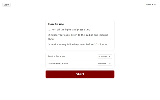Fastsleep.app – want to fall asleep in 20 minutes?