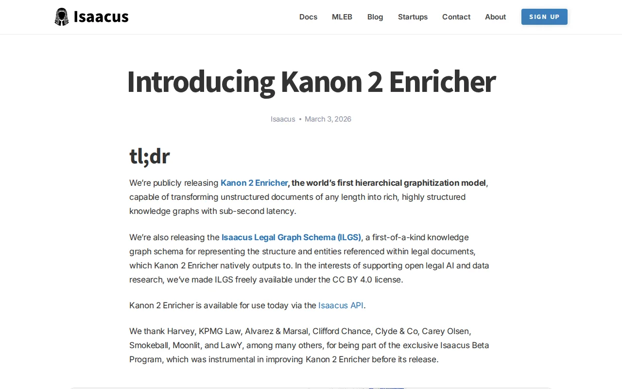Kanon 2 Enricher – the first hierarchical graphitization model