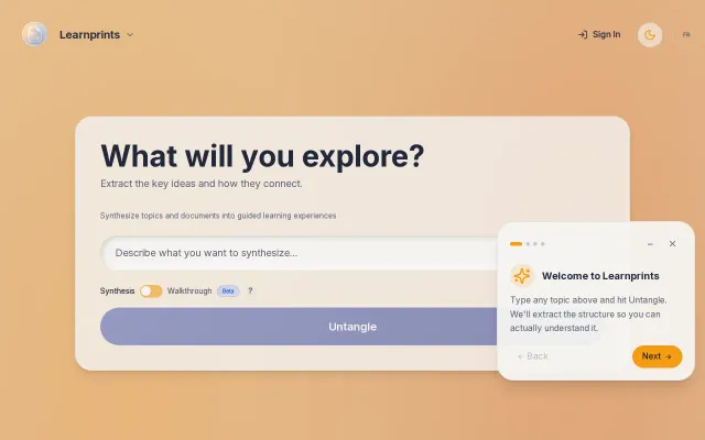 Learnprints – a full learning OS I built solo on nights and weekends