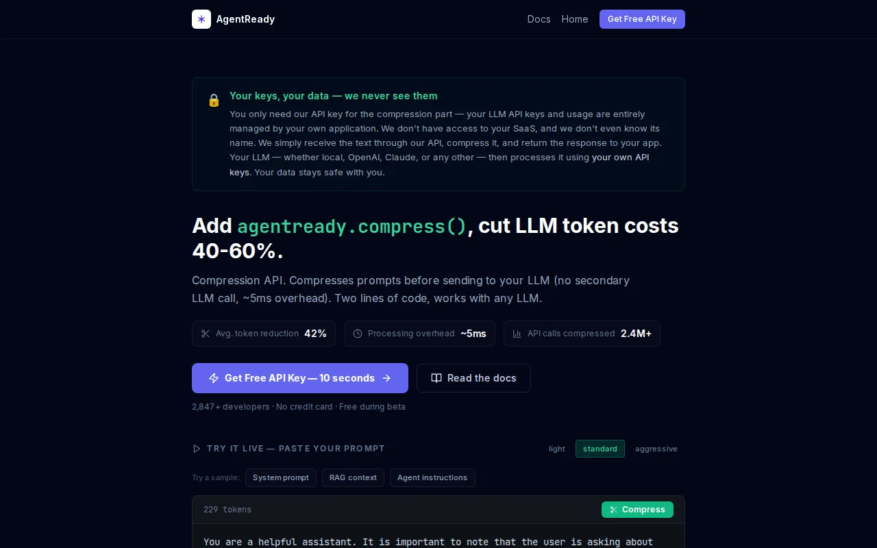 I built a proxy that cuts LLM costs 40-60% – no AI involved