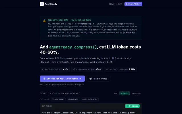 I built a proxy that cuts LLM costs 40-60% – no AI involved