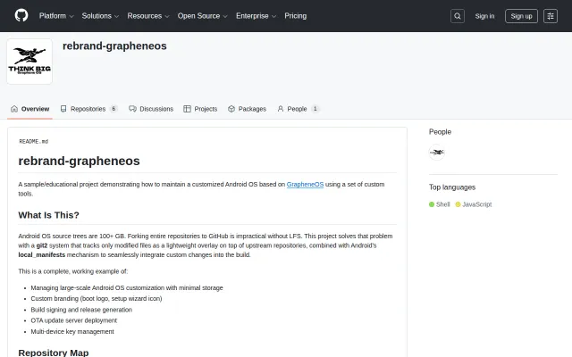 Shell toolkit for custom Android OS builds on 100GB+ source trees