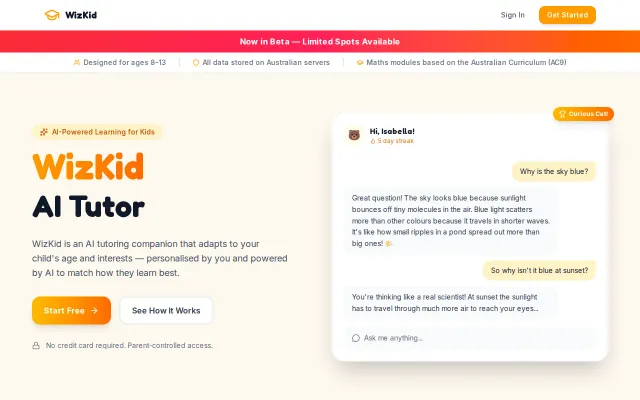 An AI Tutor for Kids with Visualisations