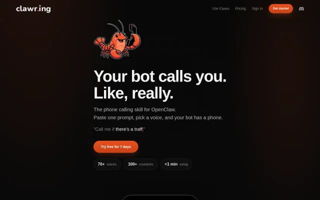 I built a skill that lets your OpenClaw call you on the phone