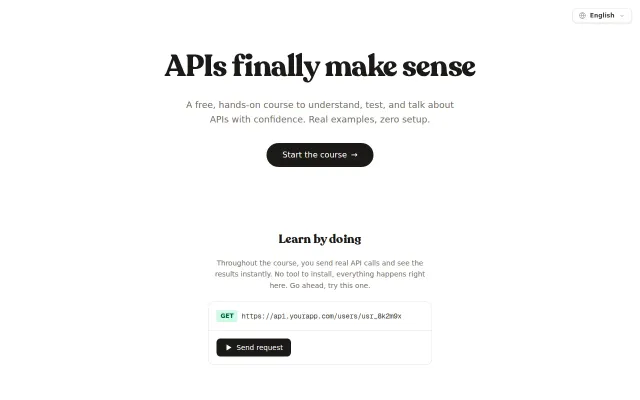 A Free, interactive API course for product managers