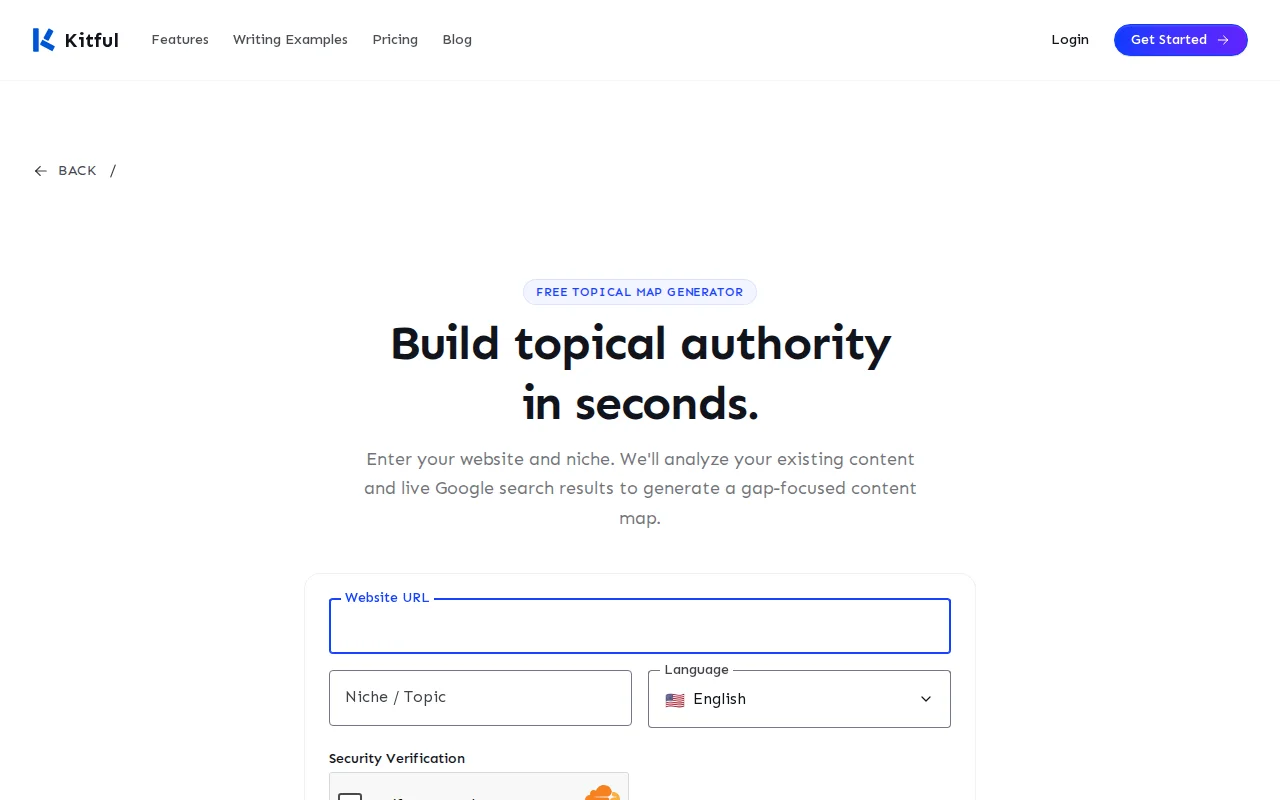 I build a free topical authority map generator for blog