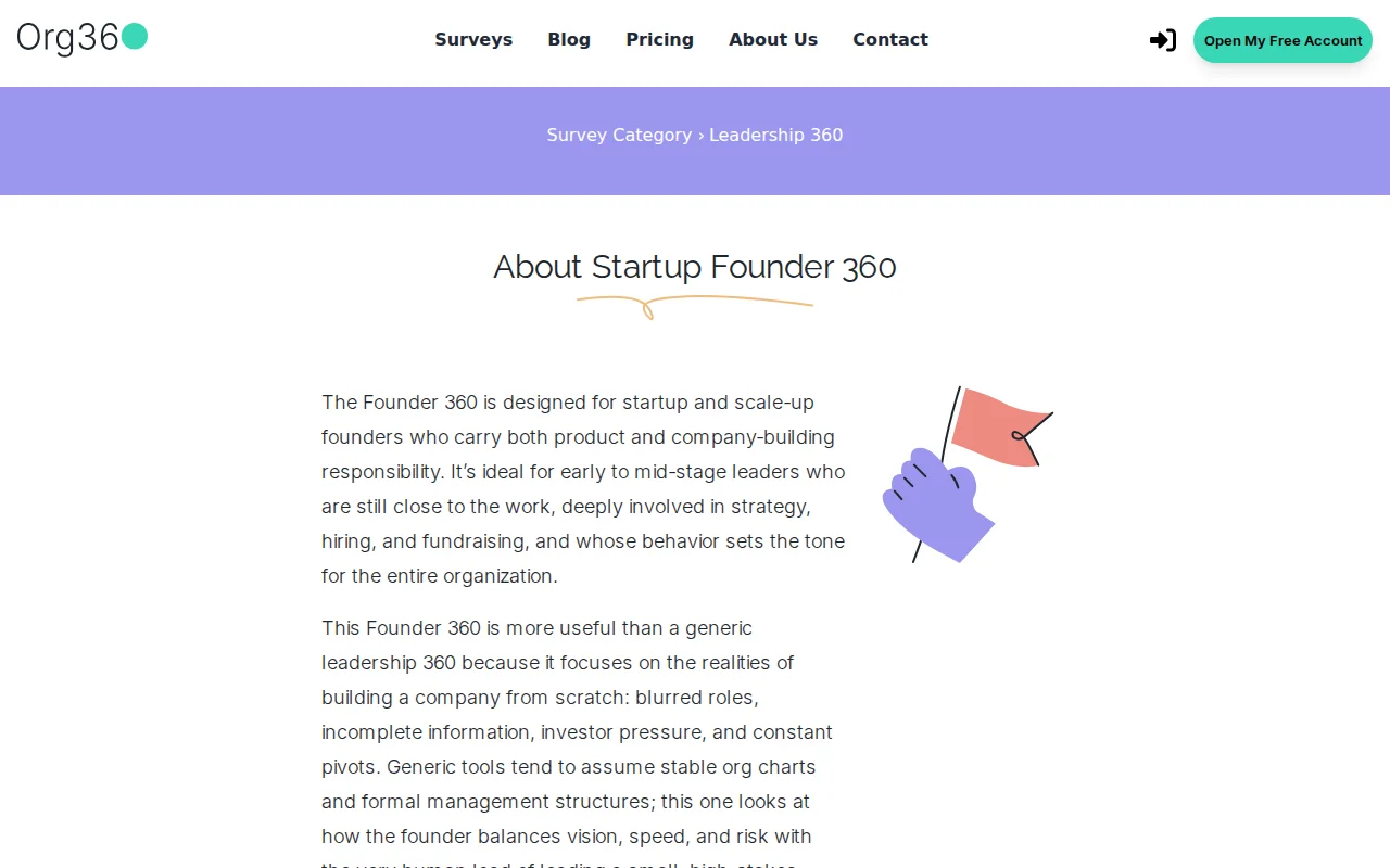 A leadership 360 survey for startup founders: feedback please
