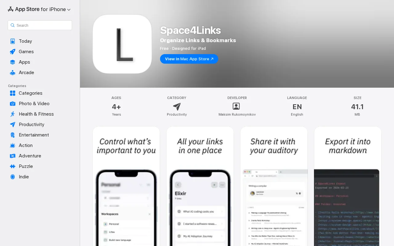 Read it later" links only (iOs app)