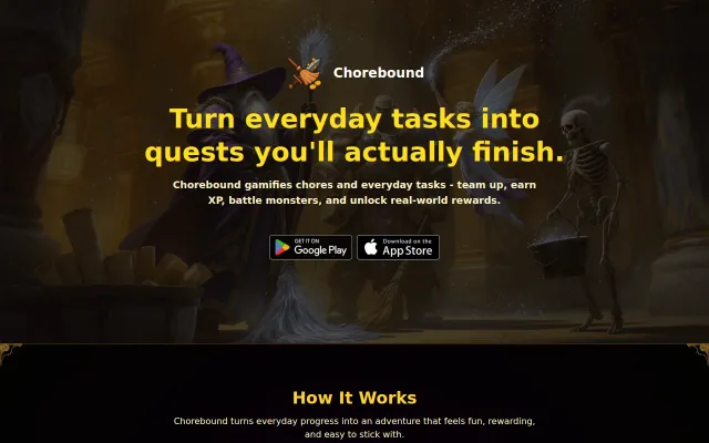 I built an app to manage chores where real-life tasks become RPG quests