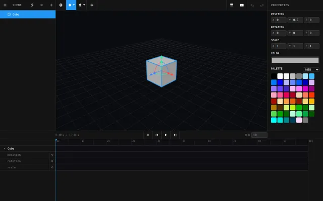I built a browser-based 3D modeler because I'm scared of Blender
