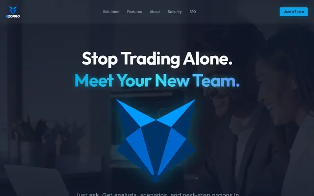 EZorro – Describe your trading strategy, and turn it into an algo