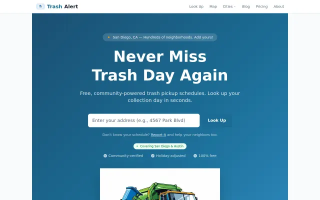 TrashAlert – I asked AI when my trash gets picked up. It hallucinated