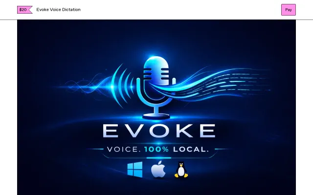 100% local speech dictation app with wakeword detection