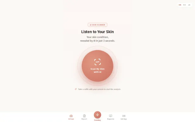 Free AI skin analyzer – Baumann type and 10 skin scores from a selfie