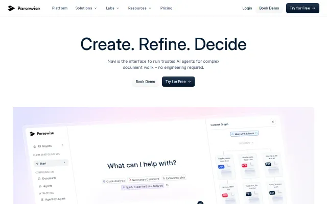 Parsewise – Cursor for Business Documents