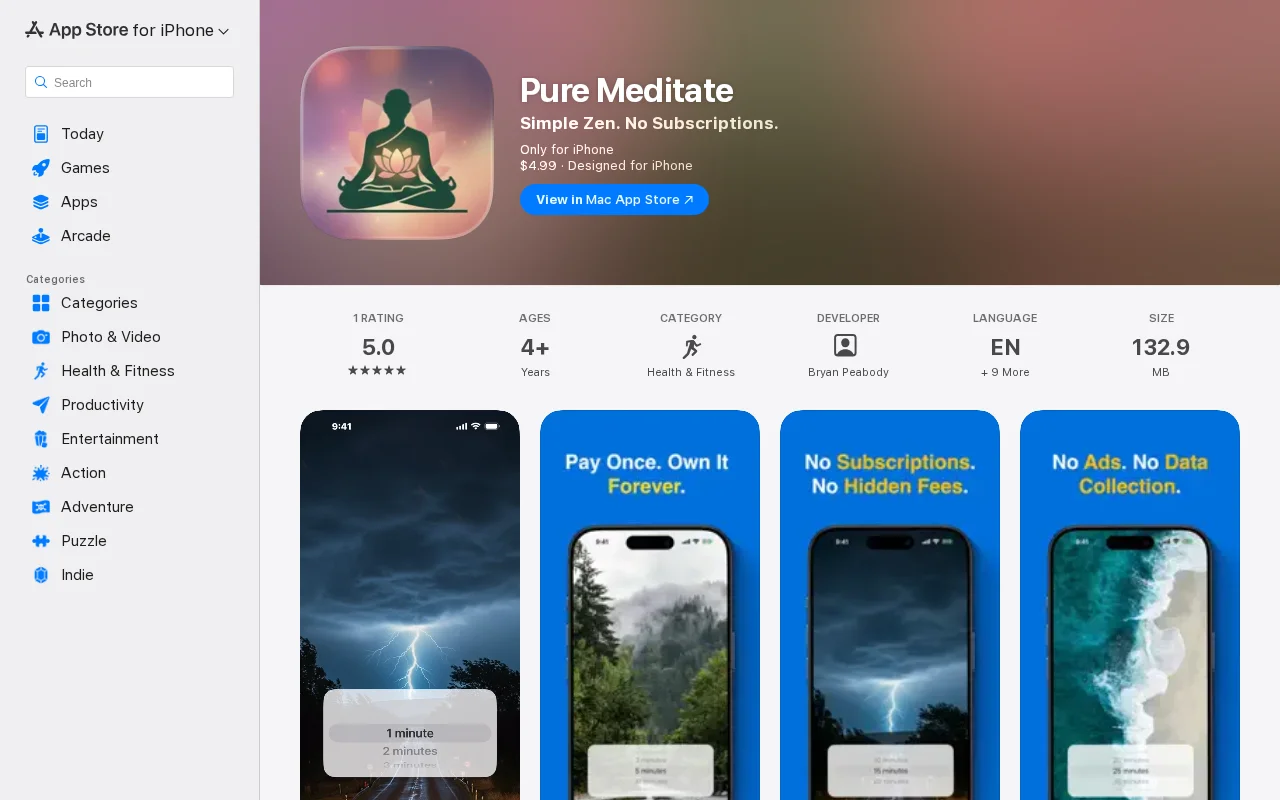 I built a simple meditation app because I was tired of subscriptions