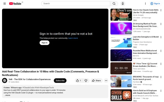 Claude Code plugin that adds CRDT collaboration to any app in 10 min [video]