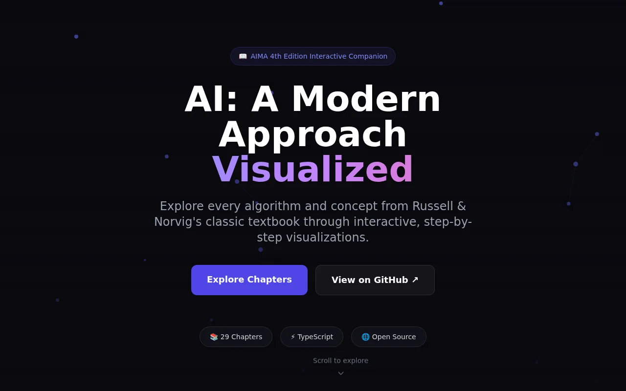 See AI Come Alive AIMA Visualizations Repo (GitHub)